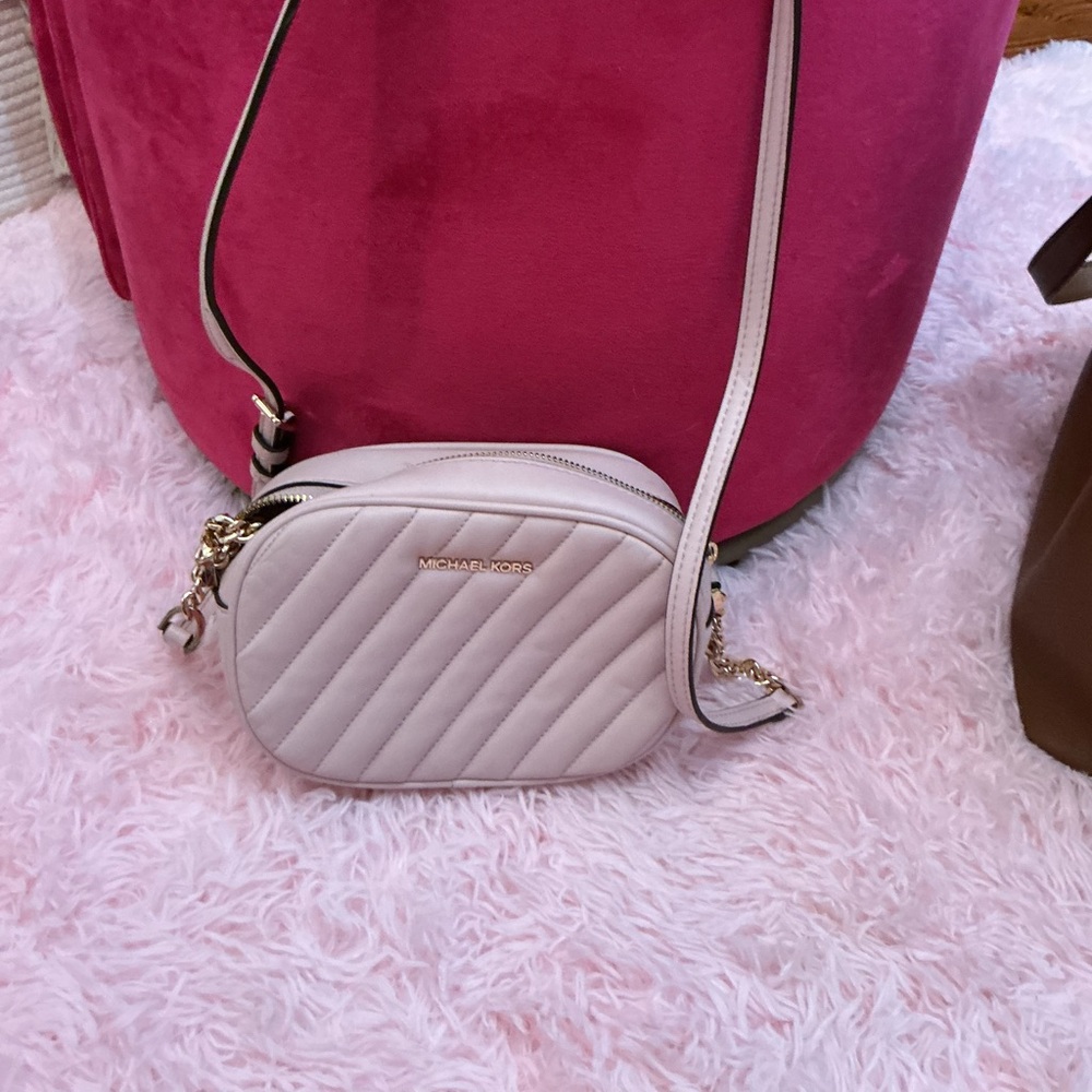 Michael Kors Light Pink Crossbody Bag